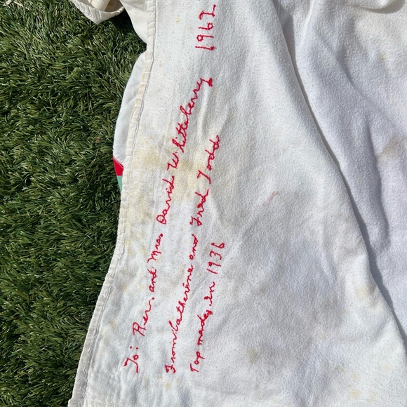 Antique 1936 Starburst Handmade American King Size Quilt - Picture 5 of 5